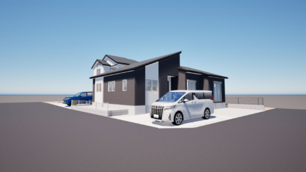 福津市津屋崎、新築一戸建ての画像です