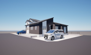 福津市津屋崎、新築一戸建ての画像です
