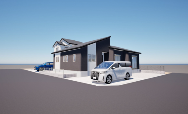 福津市津屋崎、新築一戸建ての画像です