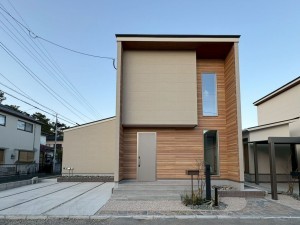 古賀市花見東、新築一戸建ての外観画像です
