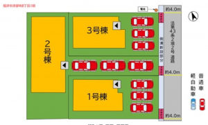 福津市津屋崎、新築一戸建ての画像です
