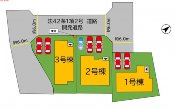 宗像市原町、新築一戸建ての画像です