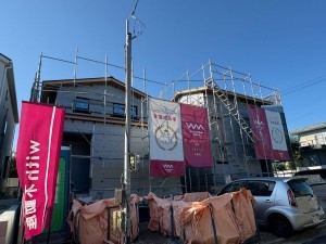 福岡市東区美和台、新築一戸建ての外観画像です