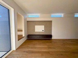 福岡市東区美和台、新築一戸建ての居間画像です