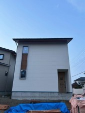 福岡市東区美和台、新築一戸建ての外観画像です