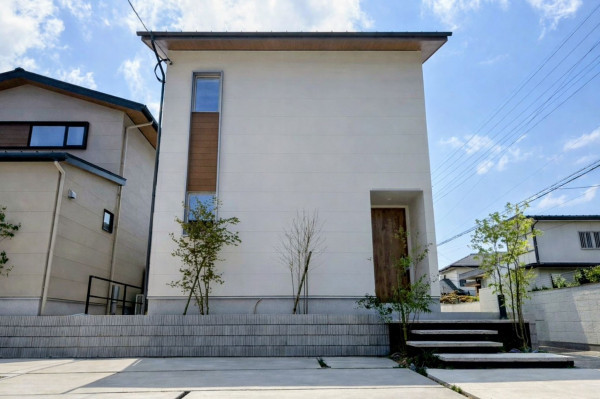 福岡市東区美和台、新築一戸建ての外観画像です