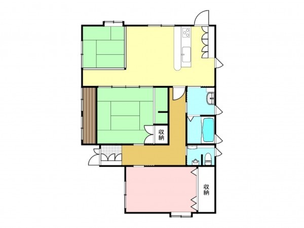 古賀市薦野、中古一戸建ての間取り画像です