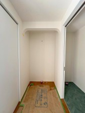 宗像市稲元、新築一戸建ての洗面画像です