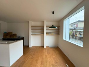 宗像市稲元、新築一戸建ての居間画像です