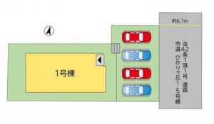 宗像市ひかりヶ丘、新築一戸建ての画像です