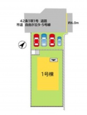 宗像市自由ケ丘、新築一戸建ての画像です