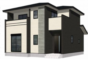 古賀市久保、新築一戸建ての画像です
