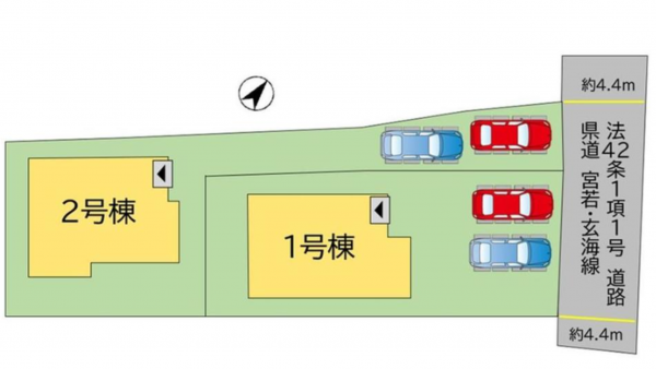 宗像市徳重、新築一戸建ての画像です