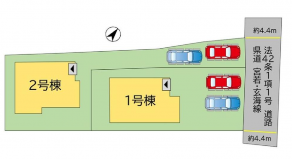 宗像市徳重、新築一戸建ての画像です
