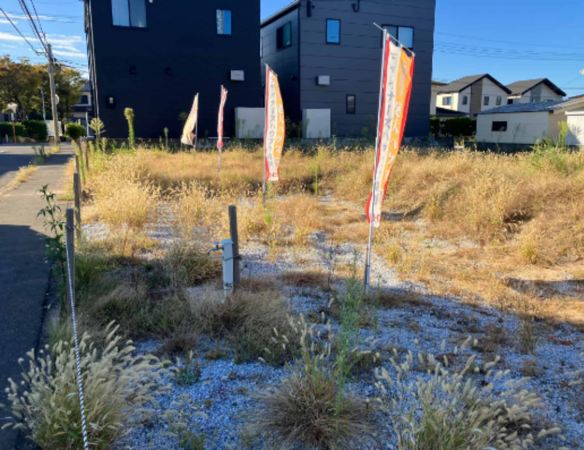 福津市西福間、土地の画像です