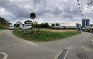 福津市花見の里、土地の画像です