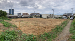 福津市花見の里、土地の画像です