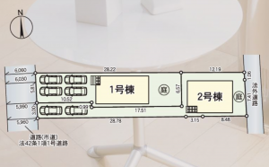 福津市西福間、新築一戸建ての画像です