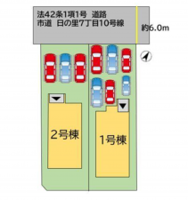 宗像市日の里、新築一戸建ての画像です
