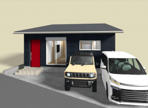 福津市津屋崎、新築一戸建ての画像です