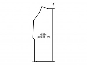 宗像市須恵、土地の間取り画像です