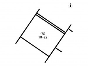 古賀市花鶴丘、土地の間取り画像です