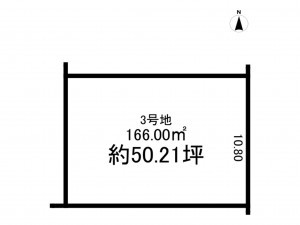古賀市今の庄、土地の間取り画像です