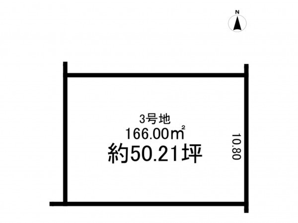 古賀市今の庄、土地の間取り画像です