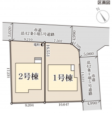 福津市津屋崎、新築一戸建ての画像です