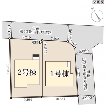 福津市津屋崎、新築一戸建ての画像です