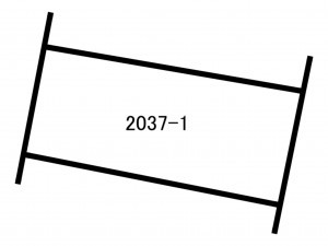 宗像市原町、土地の間取り画像です