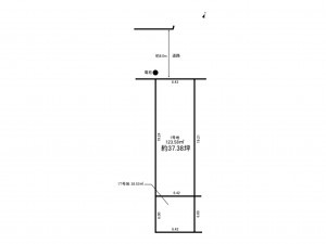 古賀市花鶴丘、土地の間取り画像です