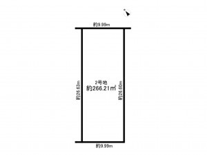 福津市津屋崎、土地の間取り画像です
