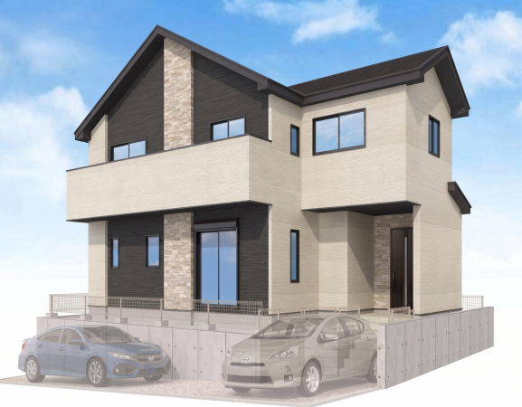 福岡市東区八田、新築一戸建ての画像です