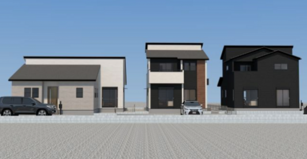 福津市津屋崎、新築一戸建ての画像です