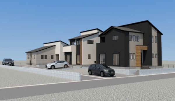 福津市津屋崎、新築一戸建ての画像です