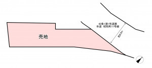 福津市西福間、土地の間取り画像です