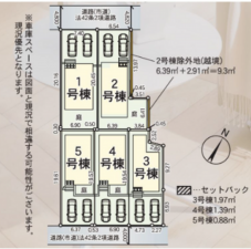 福岡市東区雁の巣、新築一戸建ての画像です