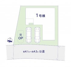 古賀市日吉、新築一戸建ての画像です