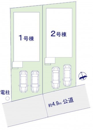 古賀市花見東、新築一戸建ての画像です