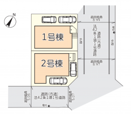 福岡市東区土井、新築一戸建ての画像です