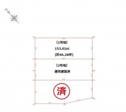 福岡市東区三苫、土地の間取り画像です