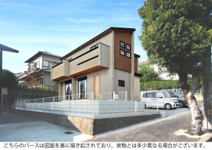 福岡市東区みどりが丘、新築一戸建ての画像です