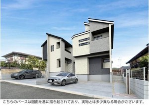 福岡市東区高美台、新築一戸建ての画像です