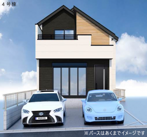 福岡市東区八田、新築一戸建ての画像です
