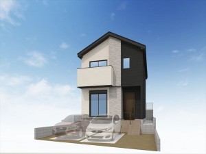 福岡市東区雁の巣、新築一戸建ての画像です