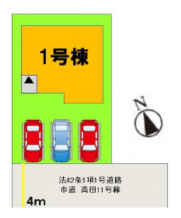 古賀市久保、新築一戸建ての画像です
