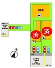 古賀市薦野、新築一戸建ての画像です