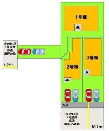 古賀市薦野、新築一戸建ての画像です
