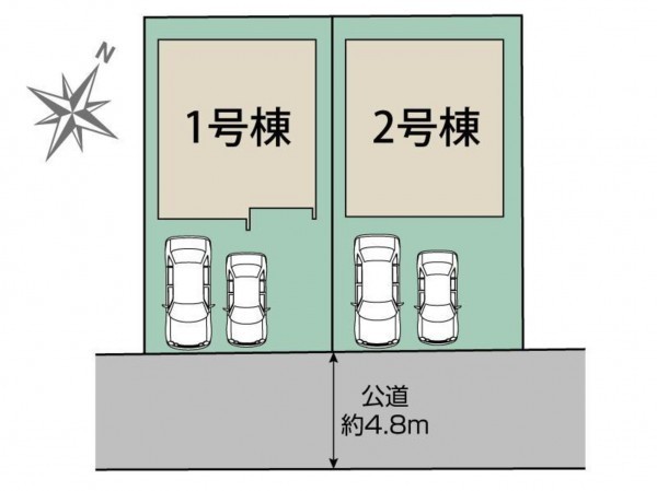 福岡市東区香椎、新築一戸建ての画像です